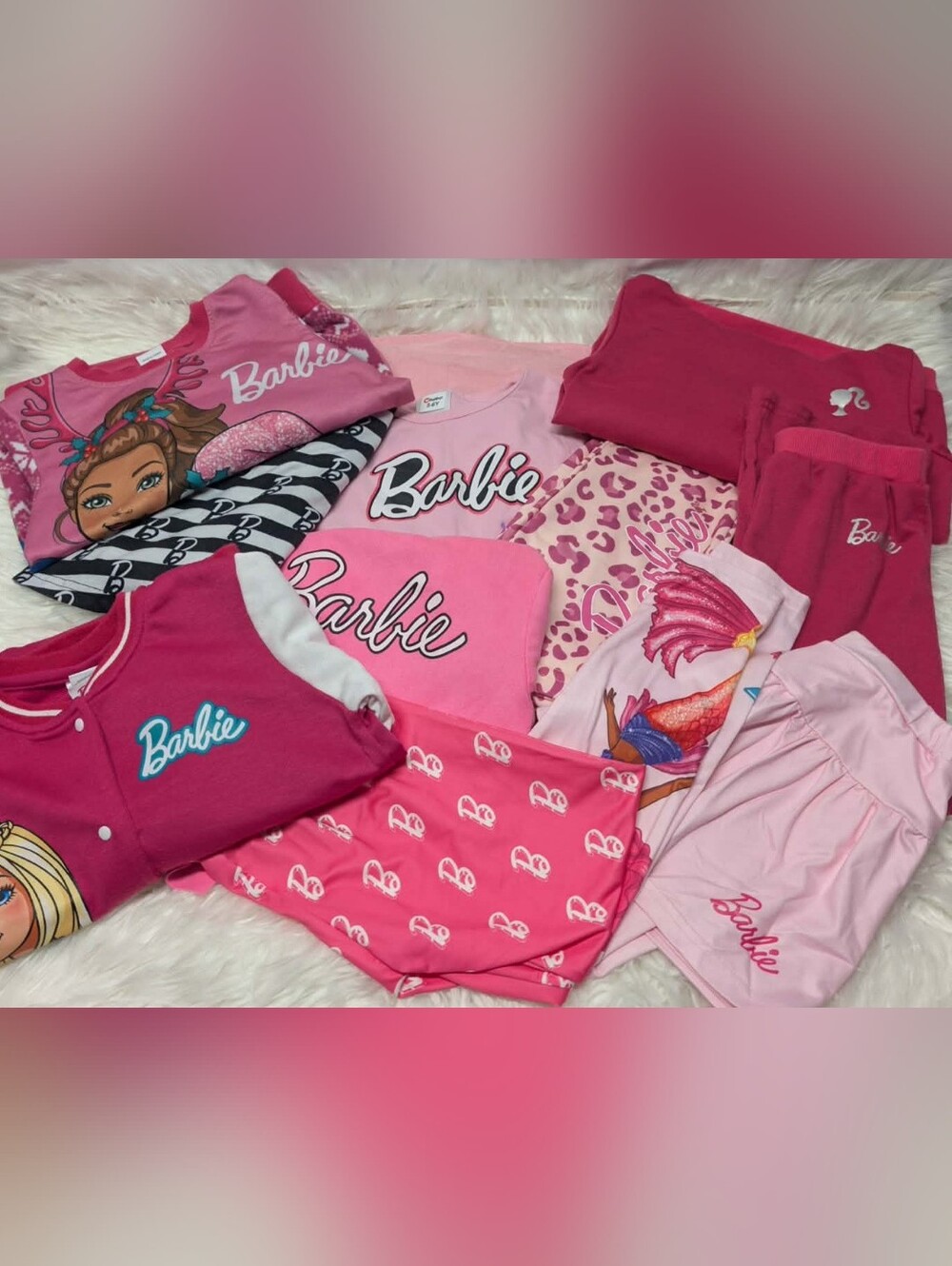 Barbie Girls Y2k 10 Pc Bundle Lot 2000s Barbiecore Tutu Pink Set